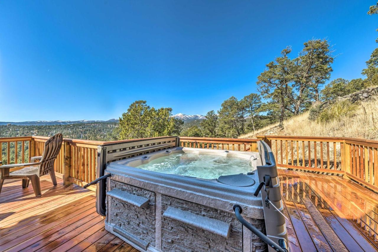 Mountains Majesty Cabin With Hot Tub And Mtn Views! Villa รุยโดโซ ภายนอก รูปภาพ